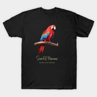 Scarlet Macaw - The Bird Lover Collection T-Shirt